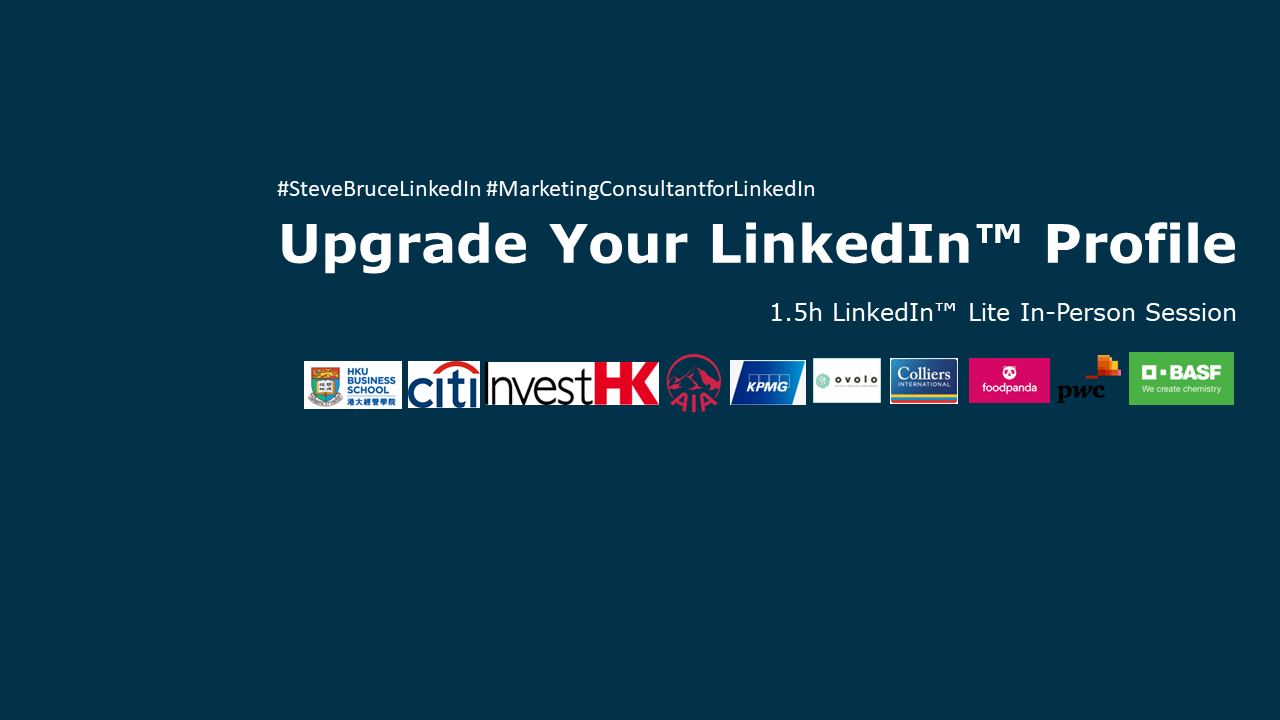 2.5h 1:1 Upgrade Your LinkedIn Profile Session