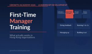 Leadership Training for First-Time Managers in Hong Kong