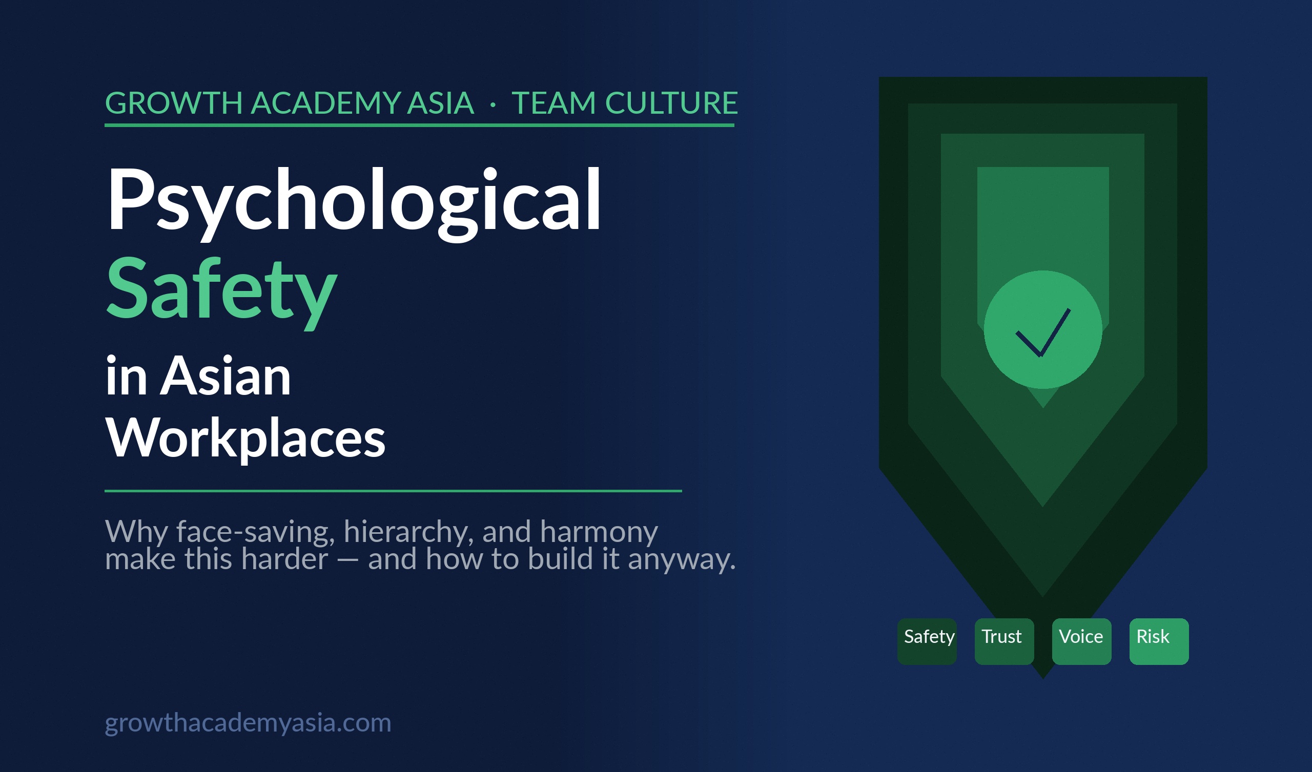 Psychological Safety in Asian Workplaces: What Works